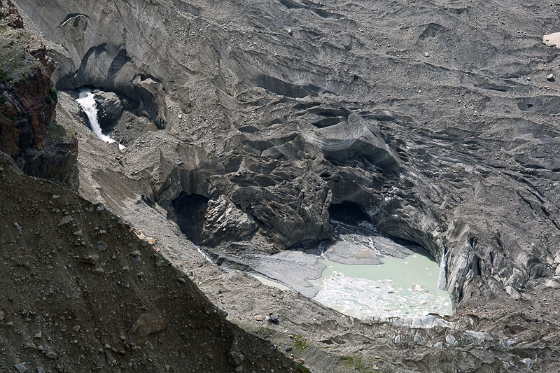 Unterer Grindelwald, glacier, moraine, syncline, foliation